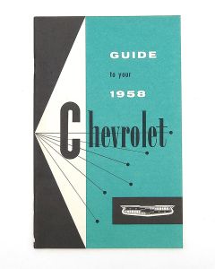 Full Size Chevy Owner's Manual, 1958