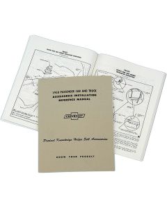 Full Size Chevy Accessory Installation Reference Manual, 1958