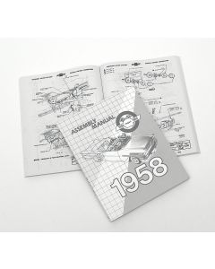 Full Size Chevy Factory Assembly Manual, 1958