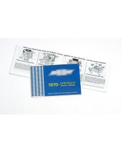 Full Size Chevy Owner's Manual, 1970