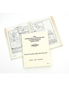 Full Size Chevy Accessory Installation Reference Manual, 1963
