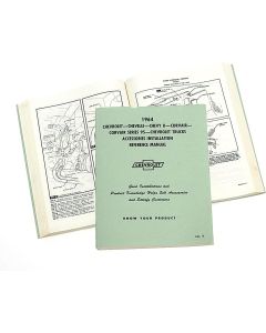 Full Size Chevy Accessory Installation Reference Manual, Passenger Car & Truck, 1964