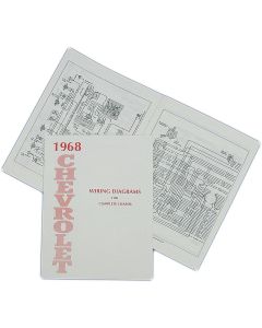 Full Size Chevy Wiring Harness Diagram Manual, 1968