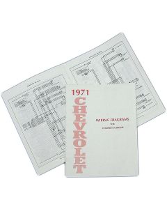 Full Size Chevy Wiring Harness Diagram Manual, 1971