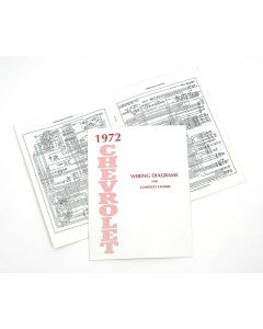 Full Size Chevy Wiring Harness Diagram Manual, 1972