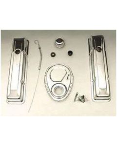 Full Size Chevy Engine Dress-Up Kit, Small Block, Chrome, 1958-1972