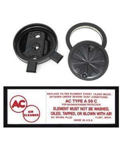 Full Size Chevy Air Cleaner Assembly, 3 x 2, Tri-Power, 1958