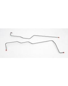 Full Size Chevy Powerglide Transmission Oil Cooling Lines, Small Block, With Wide Radiator Fittings, 1965-1966