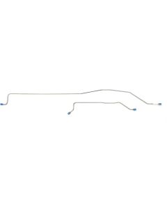 Full Size Chevy Rear End Brake Line Set, Stainless Steel, 1958