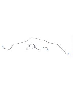 Full Size Chevy Front Brake Line Set, With Power Brakes, 1965-1966