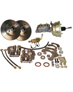 Full Size Chevy Brake Kit, Power Front Disc, Complete, 1969-1970