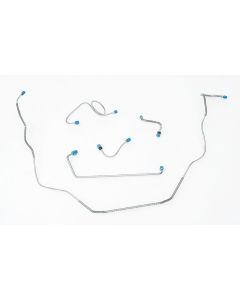 Full Size Chevy Brake Line Set, Power Disc Brakes, Front, 1967-1968