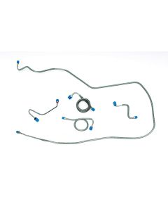Full Size Chevy Brake Line Set, Power Disc Brakes, Front, 1969