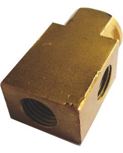 Full Size Chevy Brake Line Brass Junction Block, Rear, 1959-1964