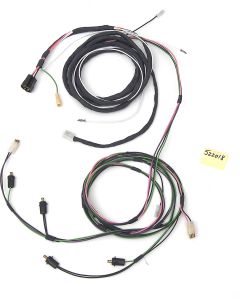 Full Size Chevy Rear Body/Taillight Wiring Harness, 2-Door Hardtop, Impala, 1958
