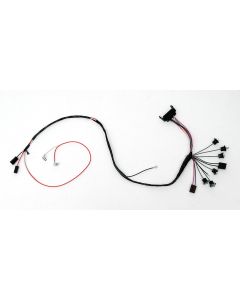 Full Size Chevy Console Wiring Harness, For Cars With Manual Transmission & Factory Gauges, 1966