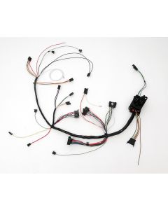Full Size Chevy Dash Wiring Harness, With Console Shift Manual Transmission, Air Conditioning & Factory Gauges, 1965