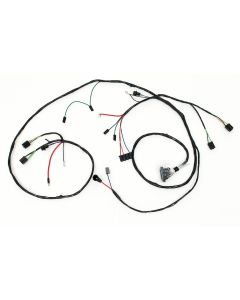 Full Size Chevy Headlight & Alternator Wiring Harness, V8, With Warning Lights, 1966