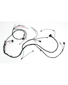 Full Size Chevy Headlight & Alternator Wiring Harness, 6-Cylinder, With Warning Lights & T78 Running Lights, 1967