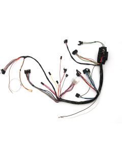 Full Size Chevy Dash Wiring Harness, With Column Shift Automatic Transmission & Factory Gauges, 1968