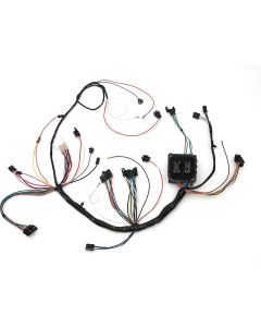 Full Size Chevy Dash Wiring Harness, With Column Shift Automatic Transmission, Warning Lights & Air Conditioning, 1968