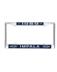 License Plate Frame,Impala 1959