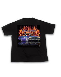 Chevy T-Shirt, With Flames, Impala, 1964