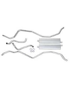 Full Size Chevy Dual Exhaust System, Stainless Steel, 348ci, 1960-1961