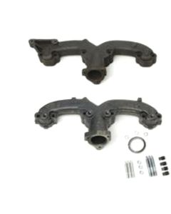 Exhaust Manifolds, 2" W/Generator Bracket, SB,  55-72