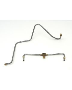 Tri-Power Pump To Carburetor Fuel Lines,w/ Brass Tee,59-61