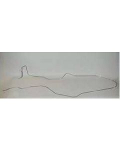 Full Size Chevy Gas Tank To Fuel Pump Lines, 5/16" Stainless Steel, 1965-1966