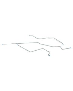 Full Size Chevy Tank To Fuel Pump Dual Exhaust 3/8" Long Frame Gas Line, 1959-1961