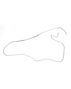 Full Size Chevy Gas Return Line, Long, 1/4", 1969