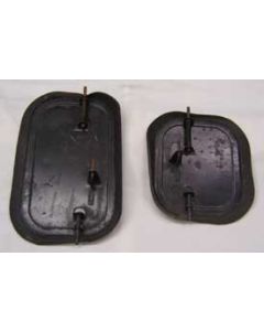 Chevy Fresh Air Vent Flaps, Used, 1955-1956