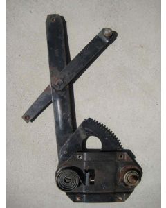 Chevy Window Regulator, Left, Rear, 4-Door Sedan & Wagon, Used, 1955-1957
