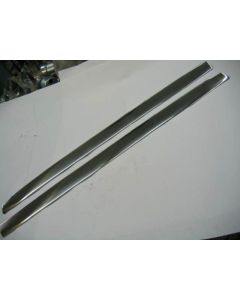 Chevy Stainless Steel Moldings, Door Beltline, 2-Door Hard Top, Bel Air Hardtop & Convertible, Restored, 1955-1957