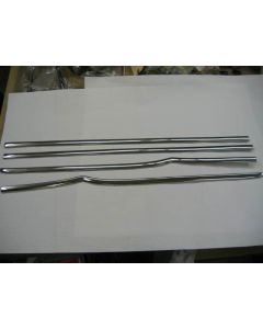 Chevy Stainless Steel Moldings, Beltline, 210 2-Door Sedan,Restored, 1955-1957