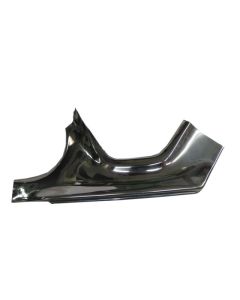 Chevy Rear Window, Drip Rail Connector Molding, Right, Stainless, Polished, 4-Door HT, USED, 1956-1957