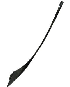 Chevy Door Molding, Right, Rear, Upper Side, Polished, Stainless, USED, 4-Door HT, 1957