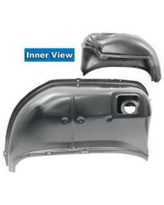 Full Size Chevy Wheelhouse, Left, Rear, Complete Inner & Outer, Coupe, Impala, 1963
