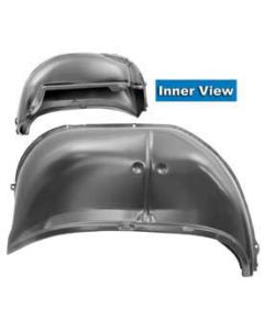 Full Size Chevy Wheelhouse, Right, Rear, Complete Inner & Outer, Coupe, Impala, 1963