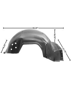 Inner Fender, Left Front, 1966