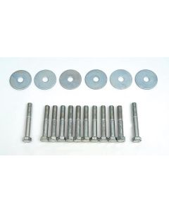 Full Size Chevy Body Mount Bolt & Washer Set, Hardtop & Sedan, 1965-1966