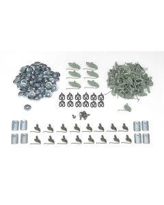 Full Size Chevy Door & Rear Quarter Panel Clip Set, Impala & Bel Air,1958