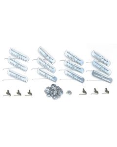 Full Size Chevy Fender Molding Clip Set, Impala & Bel Air, 1958