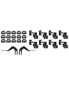 Full Size Chevy Upper & Side Windshield Molding Clip Set, Impala SS &Caprice, 1965-1967