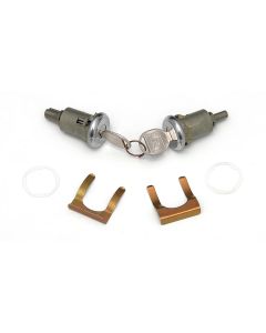 Full Size Chevy Door Locks, With Late Style Keys, 1958 & 1961-1964