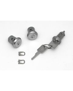 Full Size Chevy Ignition & Door Lock Set, With Late Style Keys, 1966-1967