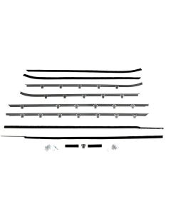 Full Size Chevy Window Felt Kit, Bel Air 2-Door Hardtop, 1961-1962
