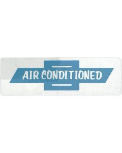 Full Size Chevy Bowtie Air Conditioning Window Decal, 1962-1965